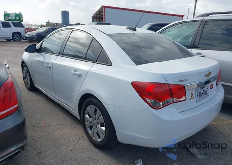 2015 Chevrolet Cruze Ls Auto из США, поврежденный, VIN 1G1PA5SH7F7163622